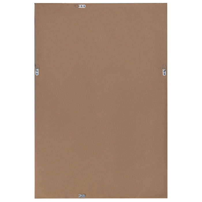 Specchio da parete argento 61 x 91 cm rettangolare moderno semplice minimalista camera da letto soggiorno