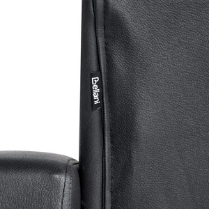 Divano letto ad angolo in ecopelle nera capitonné moderno a forma di L modulare a 4 posti Chaise longue versione sinistra