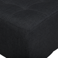 Divano letto angolare in tessuto grigio grafite versione sinistra