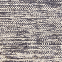 Pouf in tessuto di colore grigio e bianco in cotone 3 strisce cubo stile Boho scandinavo