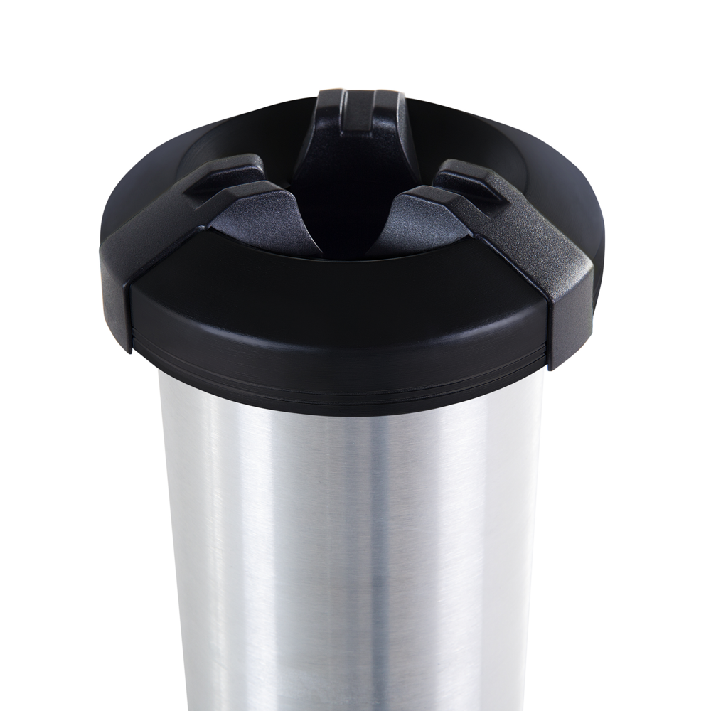 Riscaldamento da esterno stufa da pavimento da giardino nero e in vetro