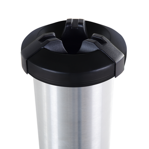 Riscaldamento da esterno stufa da pavimento da giardino nero e in vetro