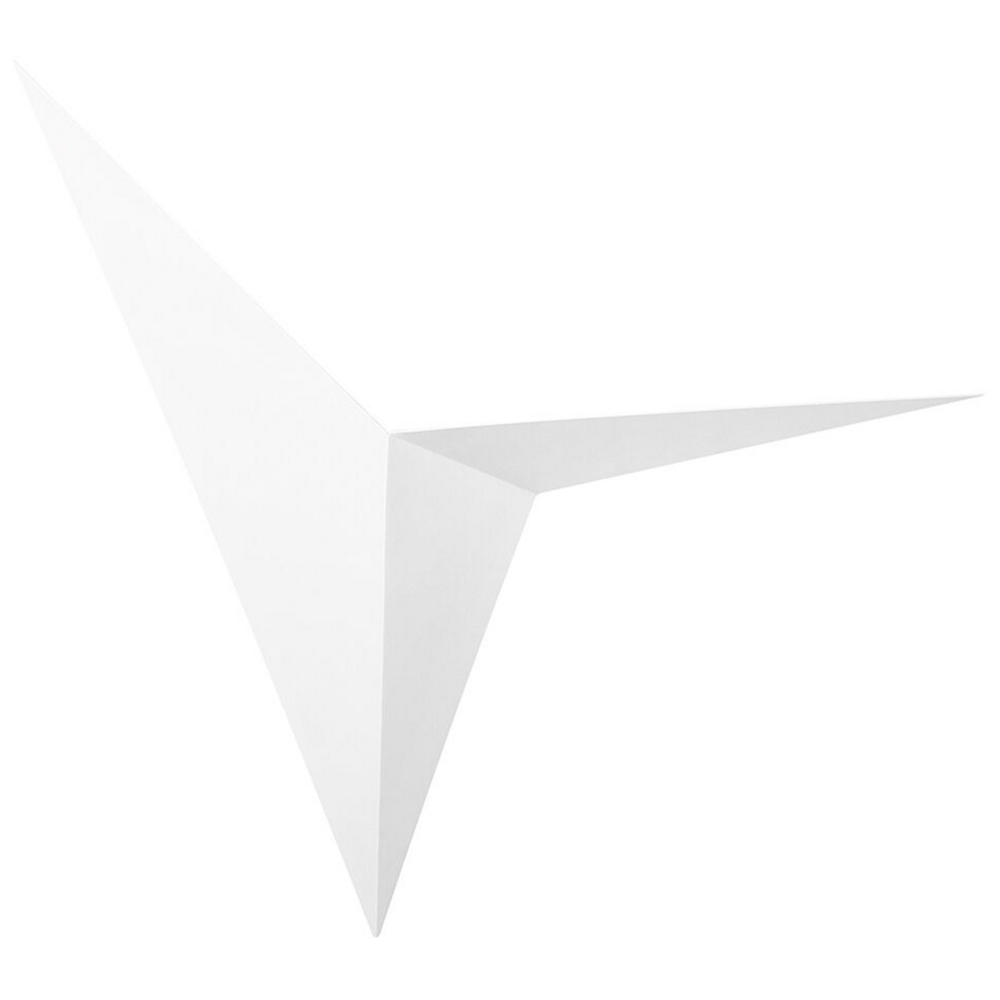 Applique Da Parete Bianca Lampada Decorazione In Metallo