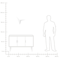 Applique Da Parete Bianca Lampada Decorazione In Metallo