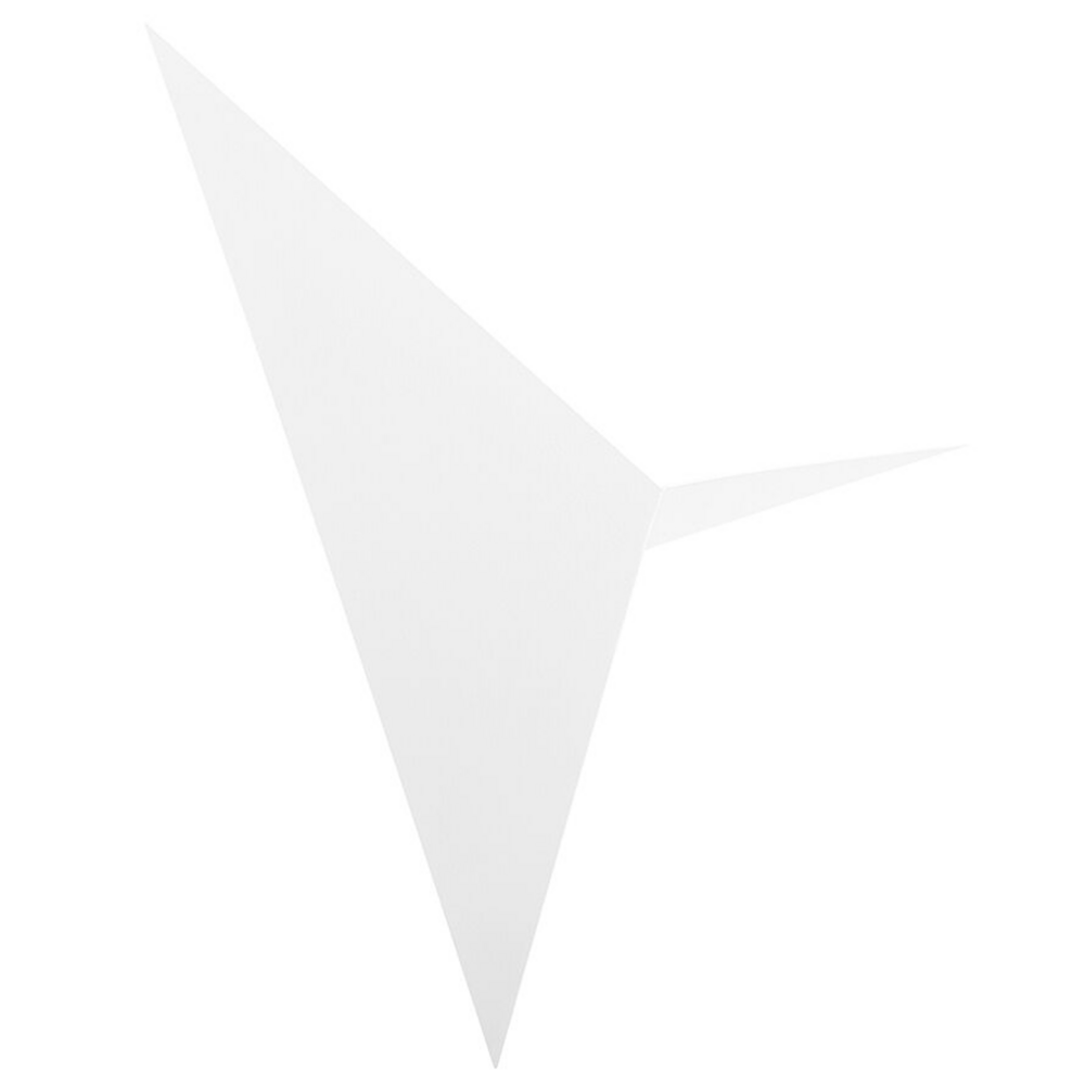 Applique Da Parete Bianca Lampada Decorazione In Metallo