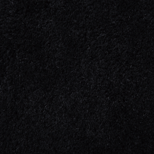 Tappeto shaggy Nero 200 x 200 cm moderno tappeto quadrato trapuntato a Pelo Lungo