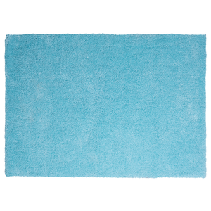 Tappeto Shaggy Blu 140 x 200 cm Moderno Tappeto Rettangolare Turchese a Pelo Lungo