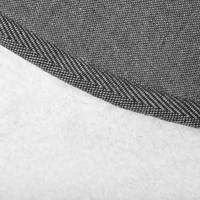 Tappeto Shaggy tappetino Bianco ø 140 cm Moderno Tappeto Rotondo a Pelo Lungo