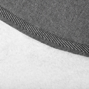 Tappeto Shaggy tappetino Bianco ø 140 cm Moderno Tappeto Rotondo a Pelo Lungo