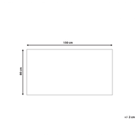 Tappeto tappetino Tappeto Tessuto Marrone Motivo Moderno Legno Tronco Stampa 3D Rettangolare 80 x 150 cm