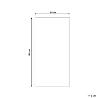 Tappeto per Interni e Esterni Motivo a Rombi Grigio Chiaro 90 x 150 cm motivo geometrico