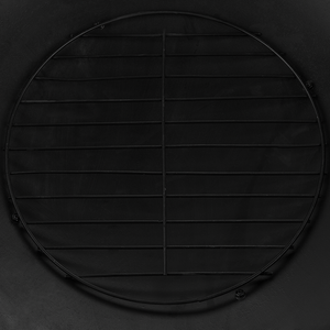 Riscaldatore per braciere da esterno in acciaio Nero a forma di ciotola bassa