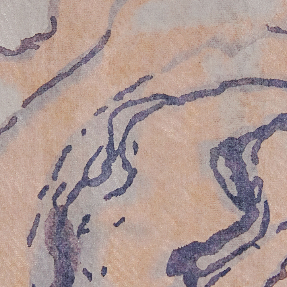 Tappeto tappetino Moquette Tessuto in poliestere Multicolore Motivo astratto Fondo rivestito in gomma 140 x 200 cm