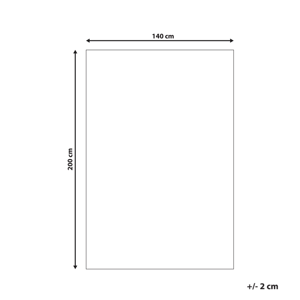 Tappeto tappetino Moquette Tessuto in poliestere Multicolore Motivo astratto Fondo rivestito in gomma 140 x 200 cm