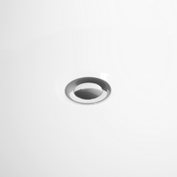 Vasca da bagno freestanding bianco sanitario ovale in acrilico singolo 170 x 77 cm dal design moderno