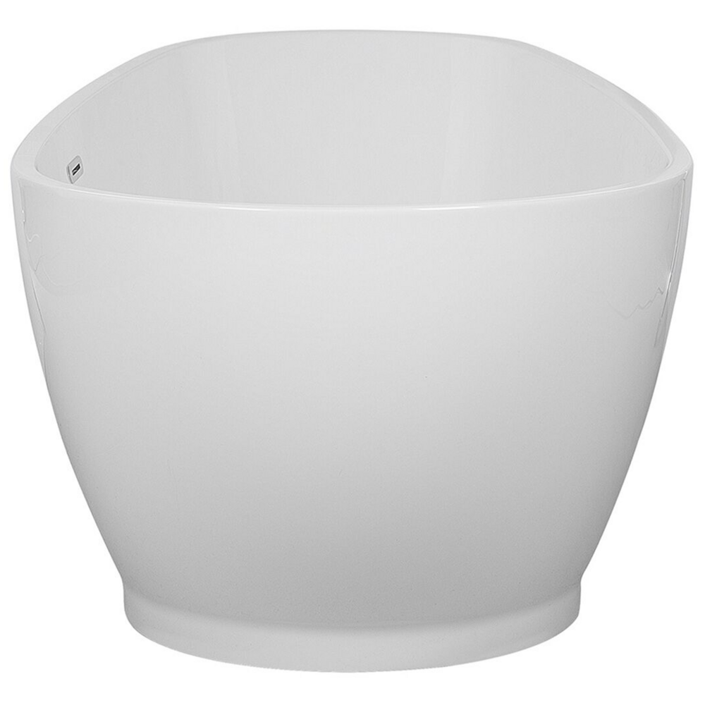 Vasca da bagno freestanding bianco sanitario acrilico singolo 173 x 82 cm ovale dal design moderno