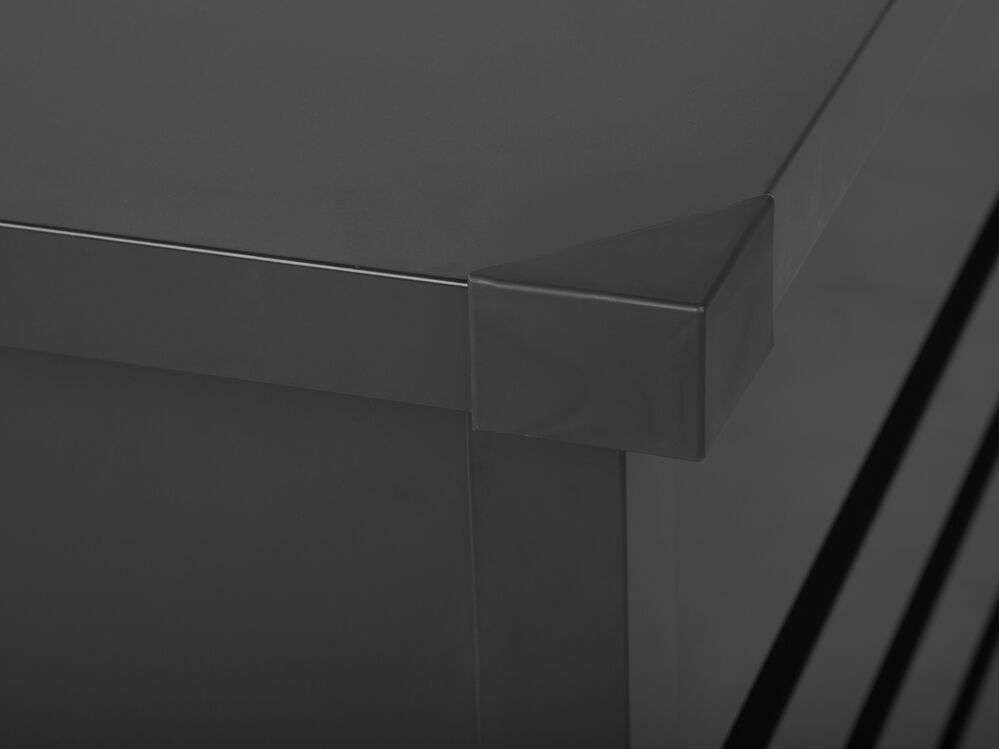 Cesta baule portaoggetti da esterno in acciaio zincato grigio 300 lt giardino industriale