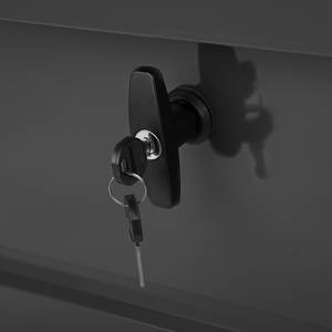 Cesta baule portaoggetti da esterno in acciaio zincato grigio 300 lt giardino industriale