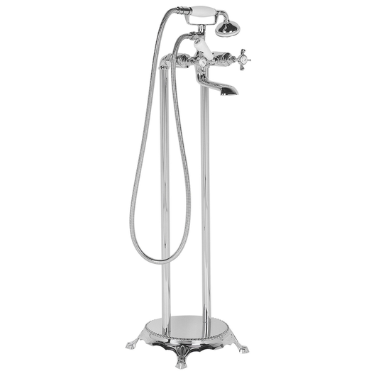 Miscelatore vasca da bagno freestanding cromato argento soggiorno