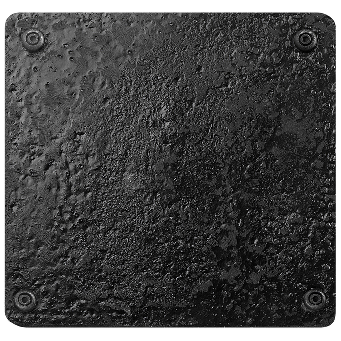 Base per ombrellone Portaombrelli da esterno quadrato in cemento Nero da 25 kg