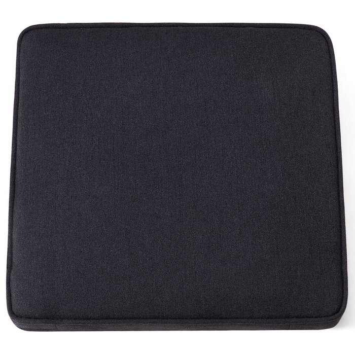 Divano a 3 posti con braccioli a trapunta in tessuto grigio scuro tradizionale