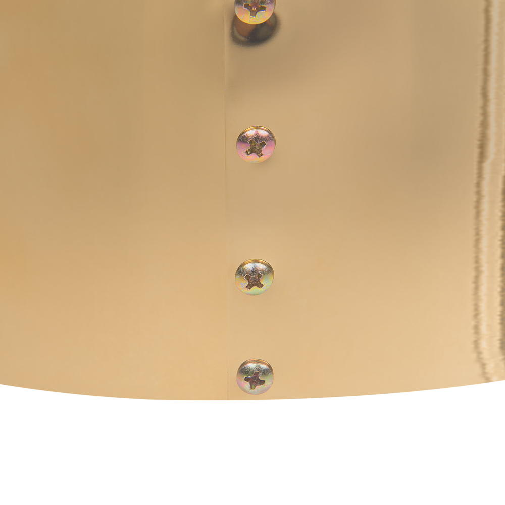 Poggiapiedi rotondo in velluto Nero con pouf da toeletta Glam Sgabello con dorato