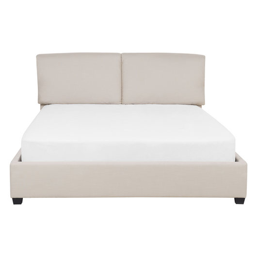 Letto Beige matrimoniale dimensione 140 x 200 cm in stile Moderno