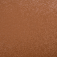 Divano in pelle marrone 3 posti poggiatesta regolabile ampia seduta retrò