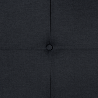 Divano letto Click Clack a 3 posti da soggiorno moderno trapuntato Nero