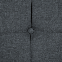 Divano letto Click Clack a 3 posti in soggiorno moderno trapuntato grigio