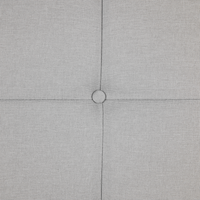 Divano letto Click Clack a 3 posti per soggiorno moderno trapuntato grigio chiaro