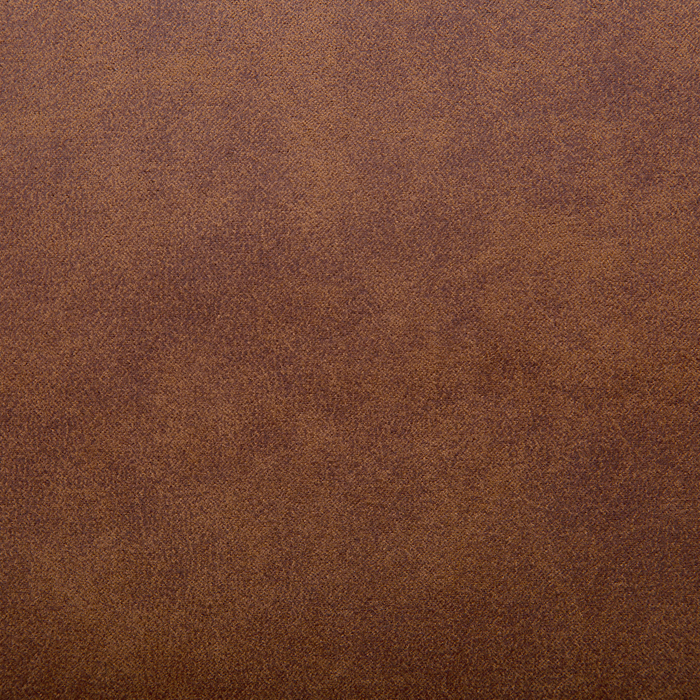 Set di 2 sedie da pranzo con rivestimento in tessuto marrone e gambe nere in stile retrò rustico