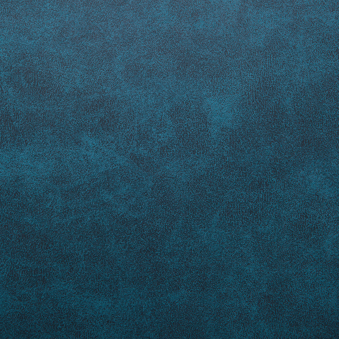 Set di 2 sedie da pranzo tappezzeria in tessuto blu gambe nere stile retrò rustico