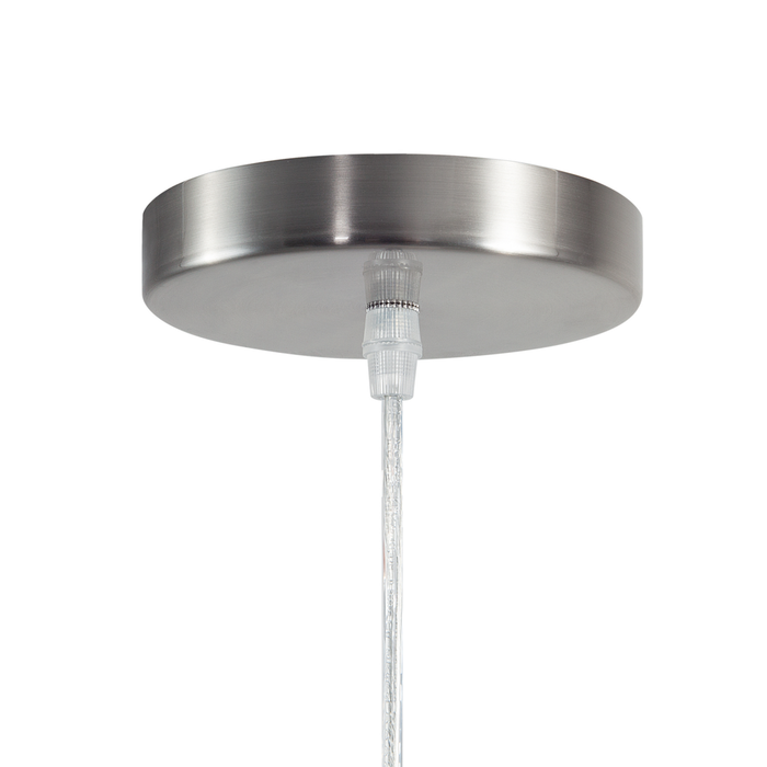 Lampada a Sospensione a Soffitto Vetro Rame Riflettente Effetto Luce Starburst Industrial