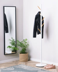 Appendiabiti bianco Hall Appendiabiti in acciaio per giacche Appendiabiti