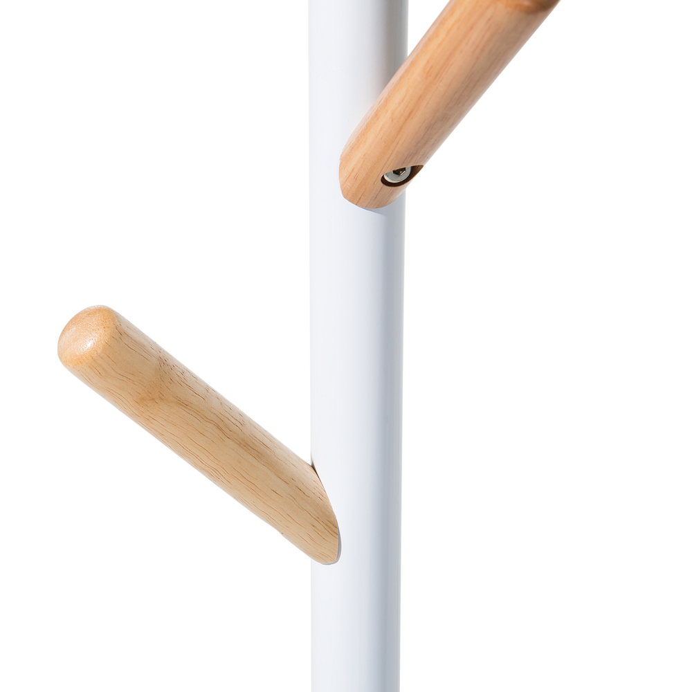 Appendiabiti bianco Hall Appendiabiti in acciaio per giacche Appendiabiti