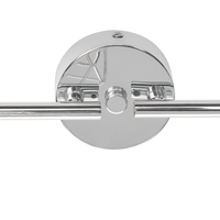 Lampada da Soffitto in Metallo Argento 4 Luce Paralumi a Gabbia Bracci Orientabili Moderna
