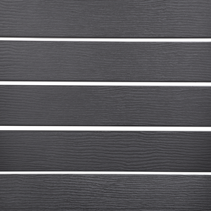 Sedia da giardino in plastica grigio scuro in legno resistente agli agenti atmosferici in stile moderno