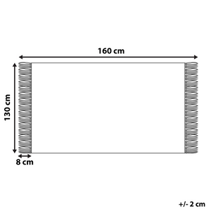 Coperta in cotone rosa 130 x 160 cm Copriletto boho stile costiero