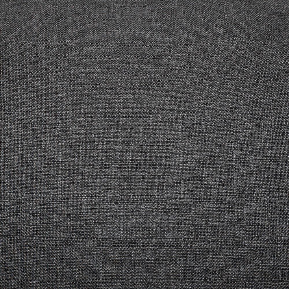 Set di 2 sedie da pranzo con gambe in legno eleganti in ecopelle grigio scuro