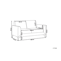 Divano Blu Rivestimento Tessuto Gambe Argento 3 Posti stile Glam