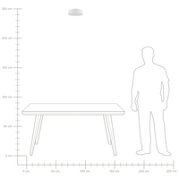 Lampada paralume in policotone bianco ø 45 cm Boho con stile moderno