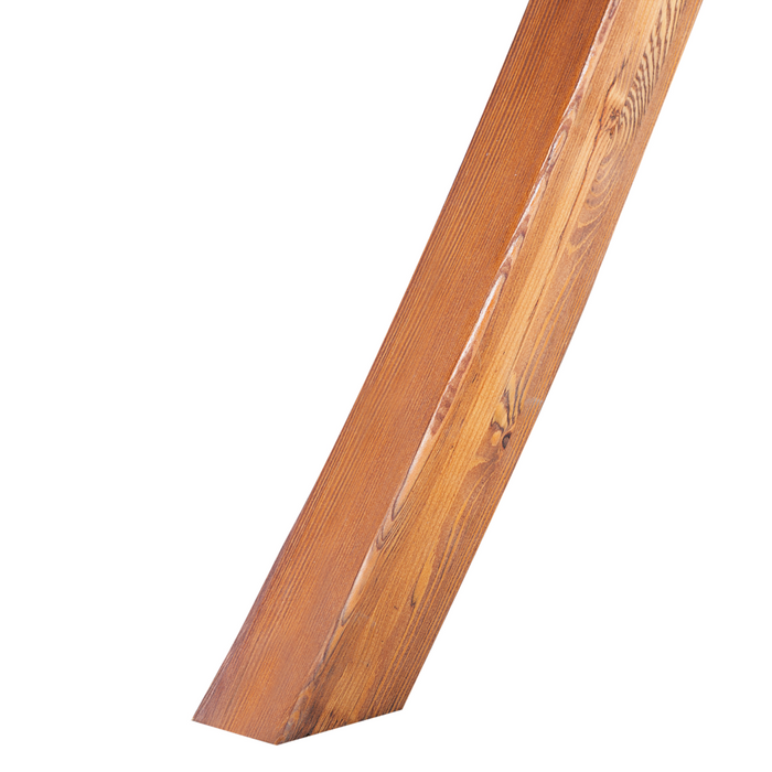 Dondolo da giardino con struttura in legno di larice da esterno a 2 posti autoportante