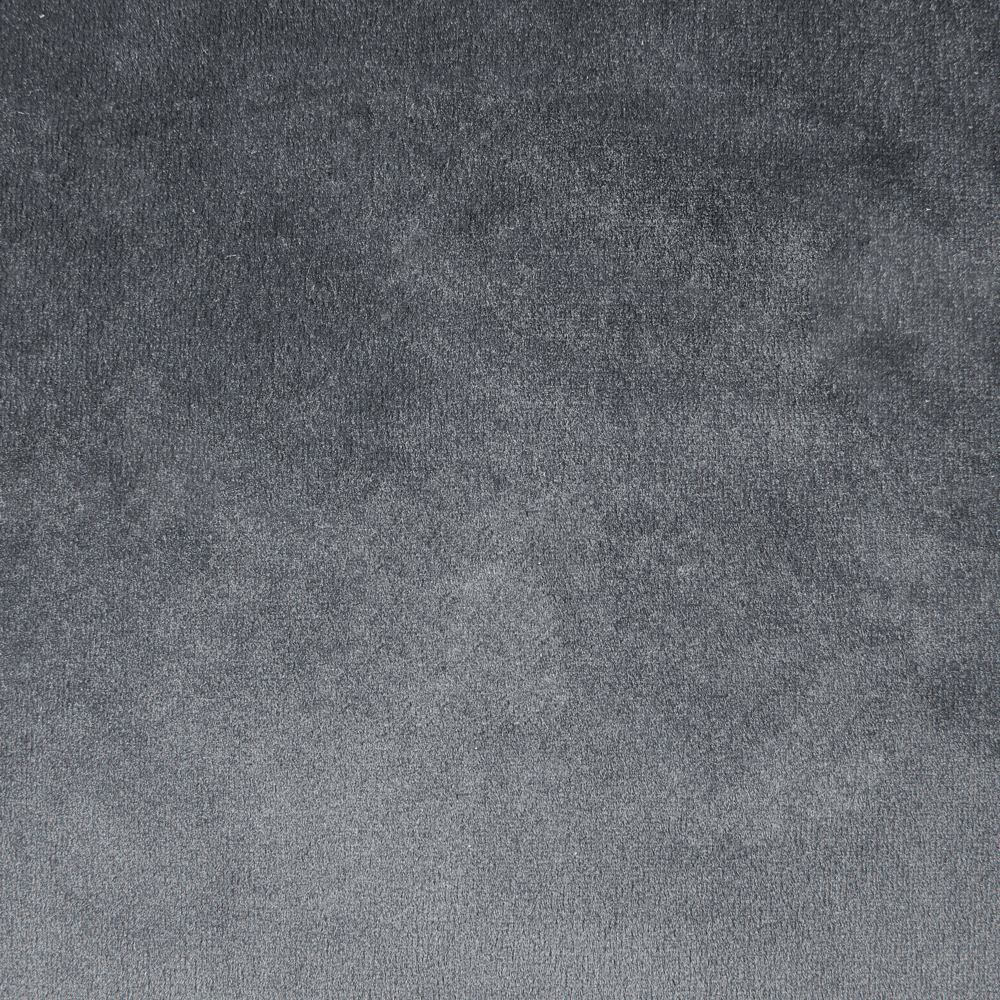 Divano 3 posti imbottito in velluto grigio con sedile e schienale imbottiti con gambe in legno