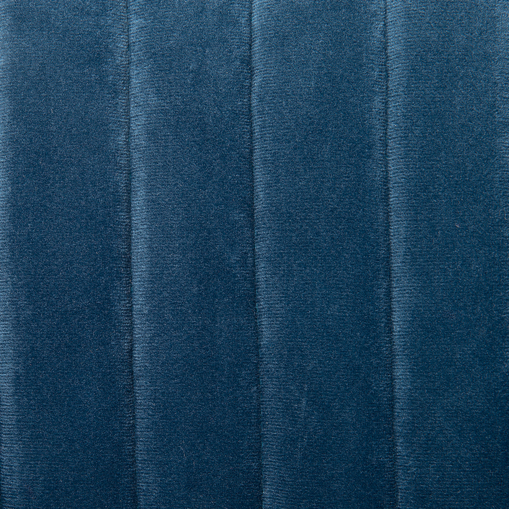 Sedia da ufficio girevole in velluto di colore blu regolabile in altezza