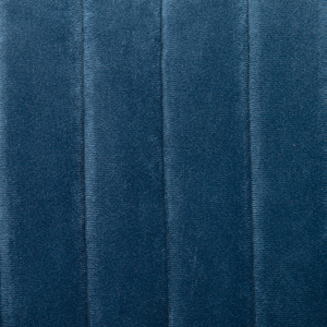 Sedia da ufficio girevole in velluto di colore blu regolabile in altezza