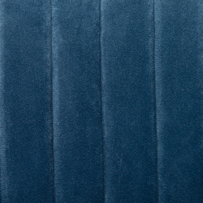 Sedia da ufficio girevole in velluto di colore blu regolabile in altezza