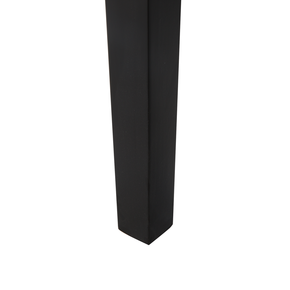 Panca rivestimento in velluto verde gambe nere 51 x 102 x 43 cm Glam