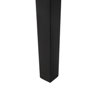 Panca rivestimento in velluto verde gambe nere 51 x 102 x 43 cm Glam