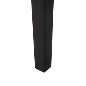 Panca rivestimento in velluto verde gambe nere 51 x 102 x 43 cm Glam